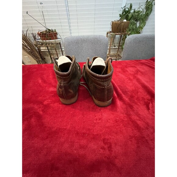 Clarks Mens Wallabee Beeswax Brown Leather Ankle Boots Shoes 9.5 Medium main image 8